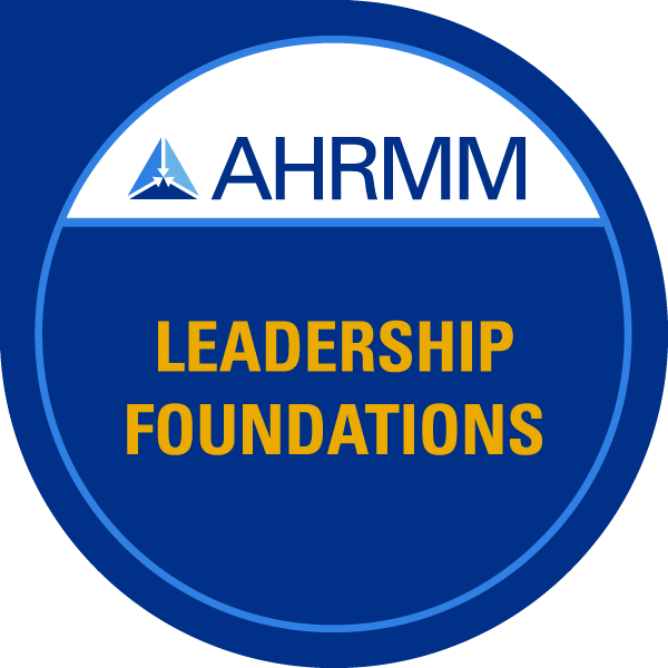 AHRMM Foundations Leadership Badge