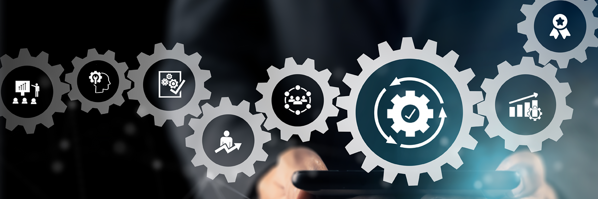 gears showing continuous improvement