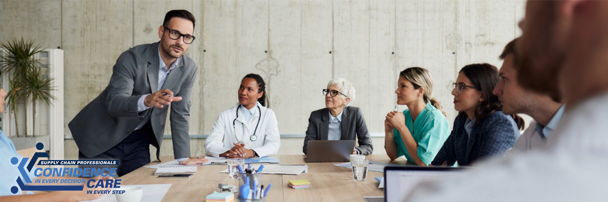 group of professionals in a meeting 
