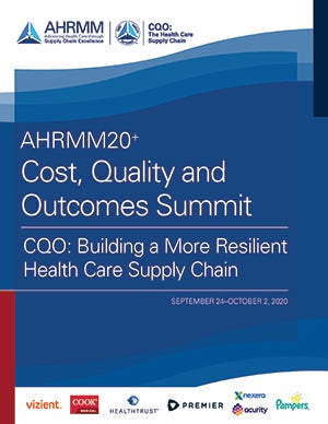 AHRMM20+ CQO Summit Report