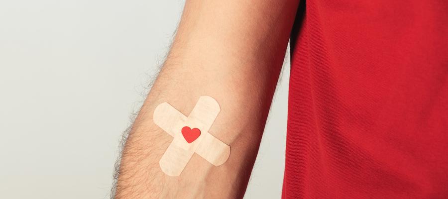 Arm, with Band-Aid 